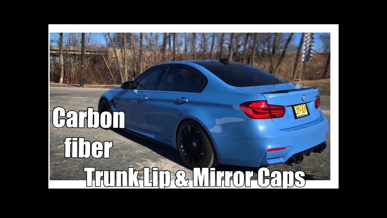 Vlog 19: Installing a Carbon Fiber Trunk Spoiler and Mirror Caps on an F80 BMW M3