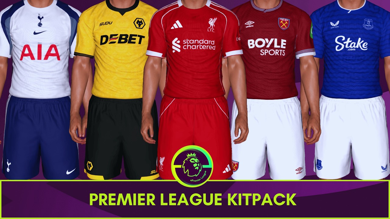 PES 2017 I Premier League 2026 Kitpack - Compatible With All Patches