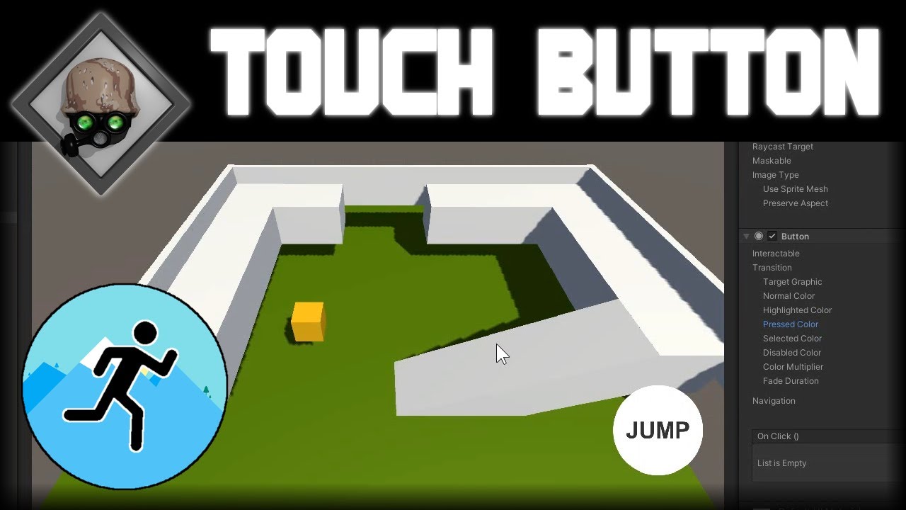 Ein Touch-Button - Unity Game Engine Tutorial
