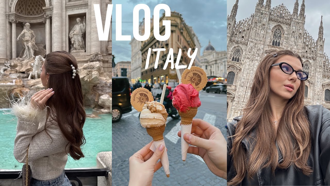 влог из Италии! 🇮🇹🍝 Рим, Милан и Венеция: пробуем настоящую пасту, показываю цены и лучшие места ✨