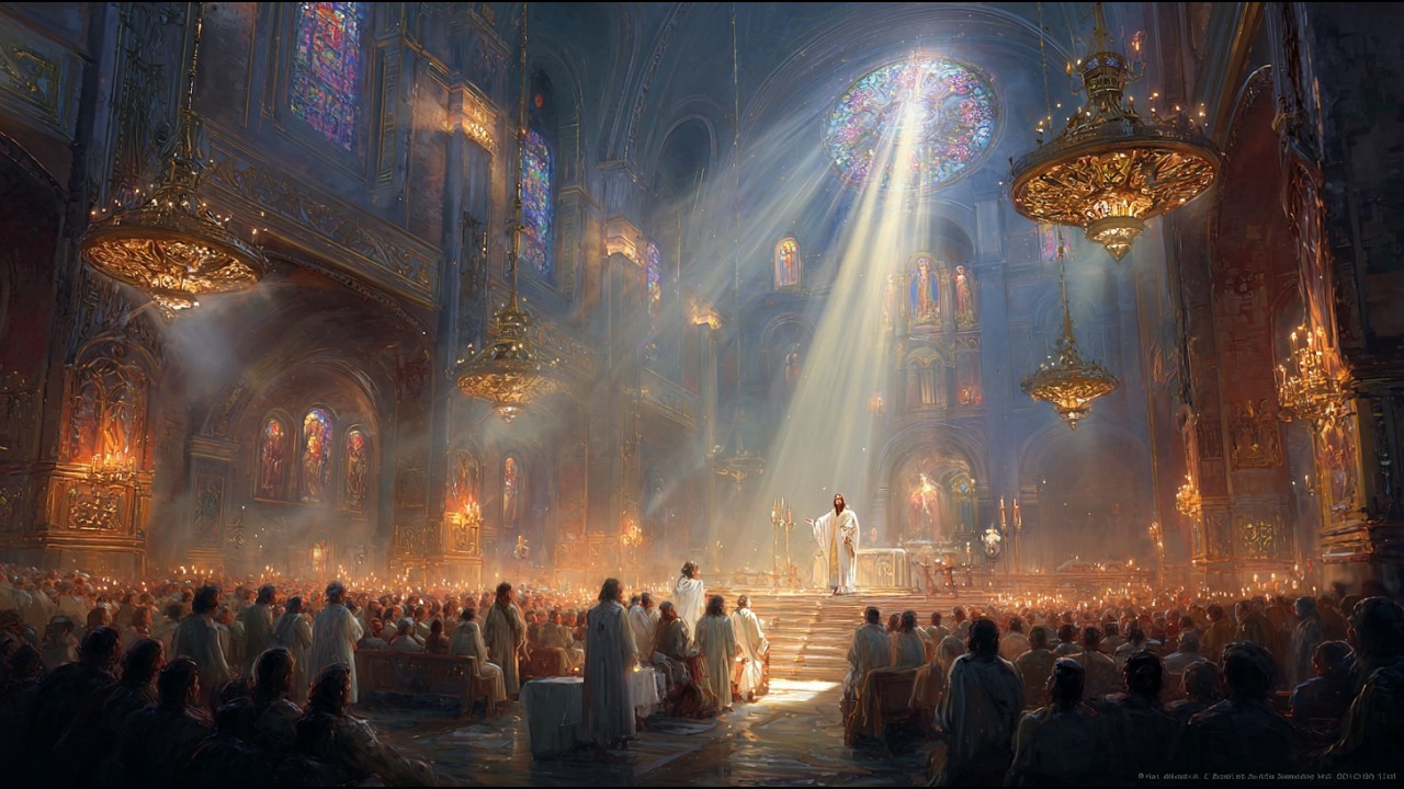 Divine Presence ✨ Catholic Mass Ambient Music & Sacred Cathedral Echoes