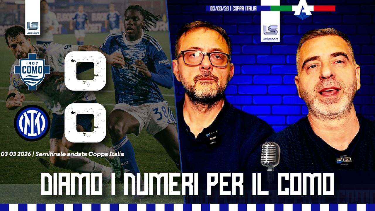 𝐂𝐎𝐌𝐎-𝐈𝐍𝐓𝐄𝐑 𝟎-𝟎 | Diamo i numeri per il Como!
