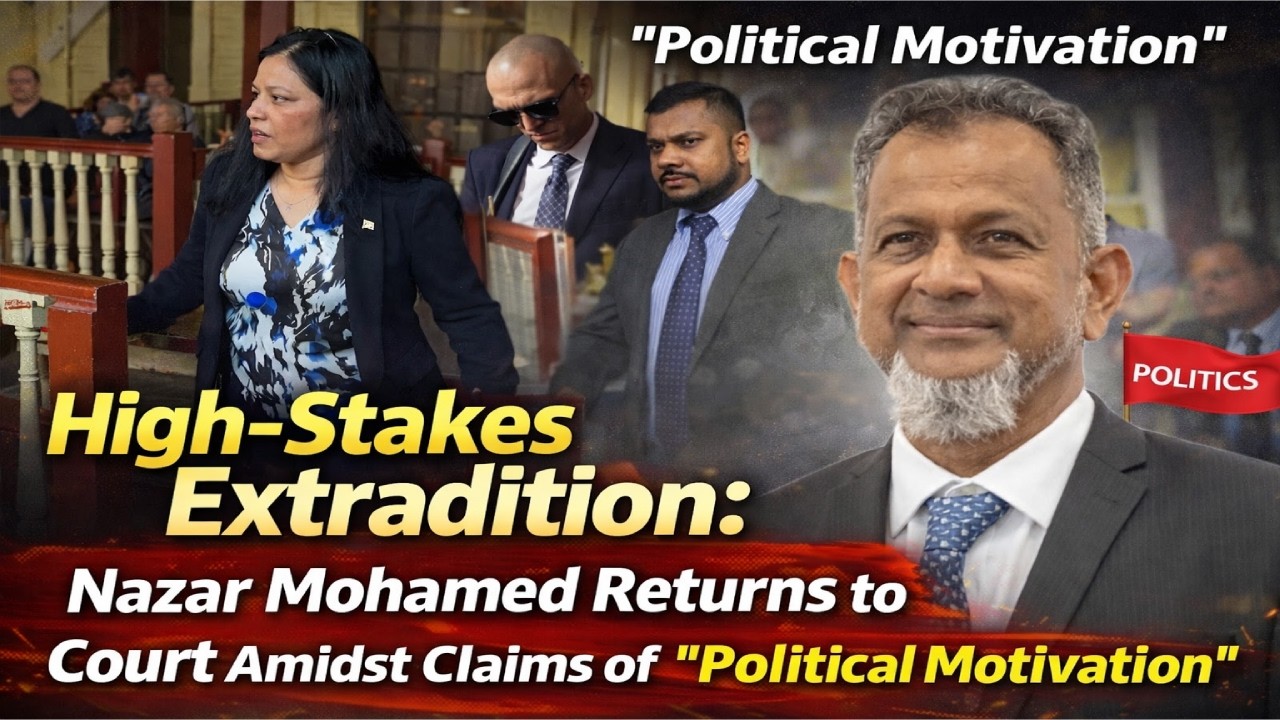 High Stakes Extradition  Nazar Mohamed Returns to Court Amidst Claims of  Political Motivation