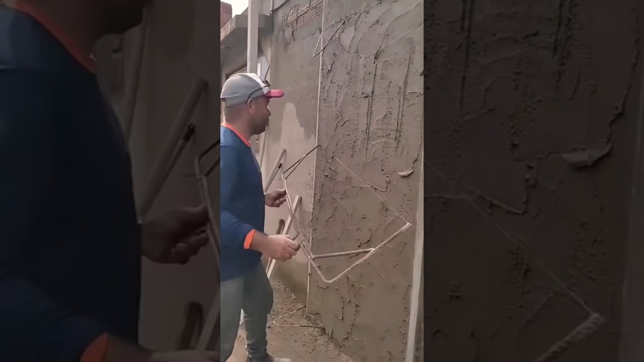The easiest and fastest process of plastering walls