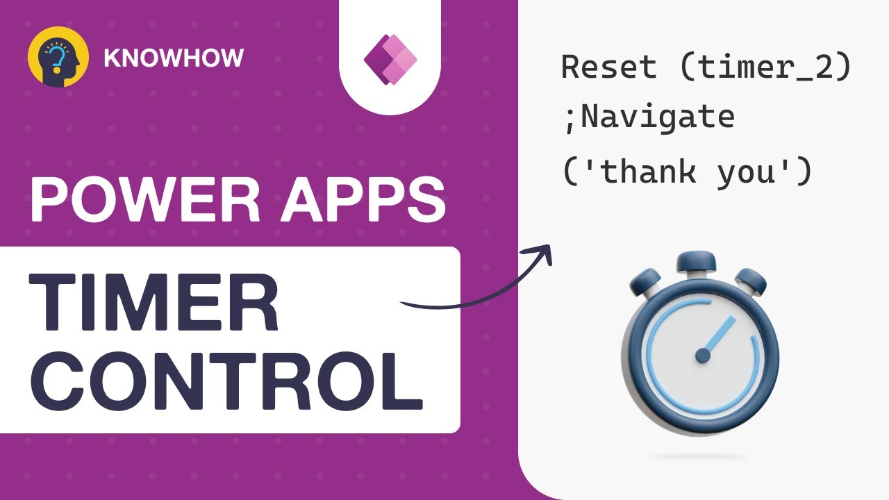 PowerApps Timer Control for Screen Transitions