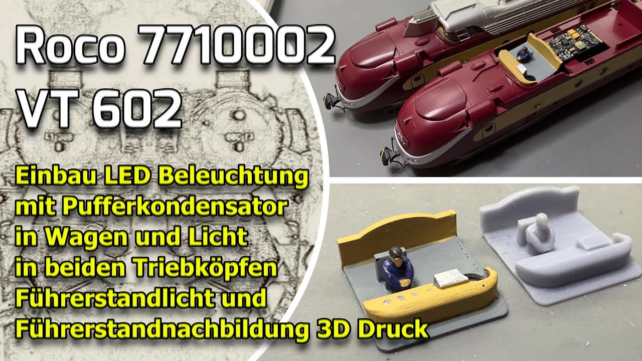 VT602 InterCity von Roco wird gepimpt