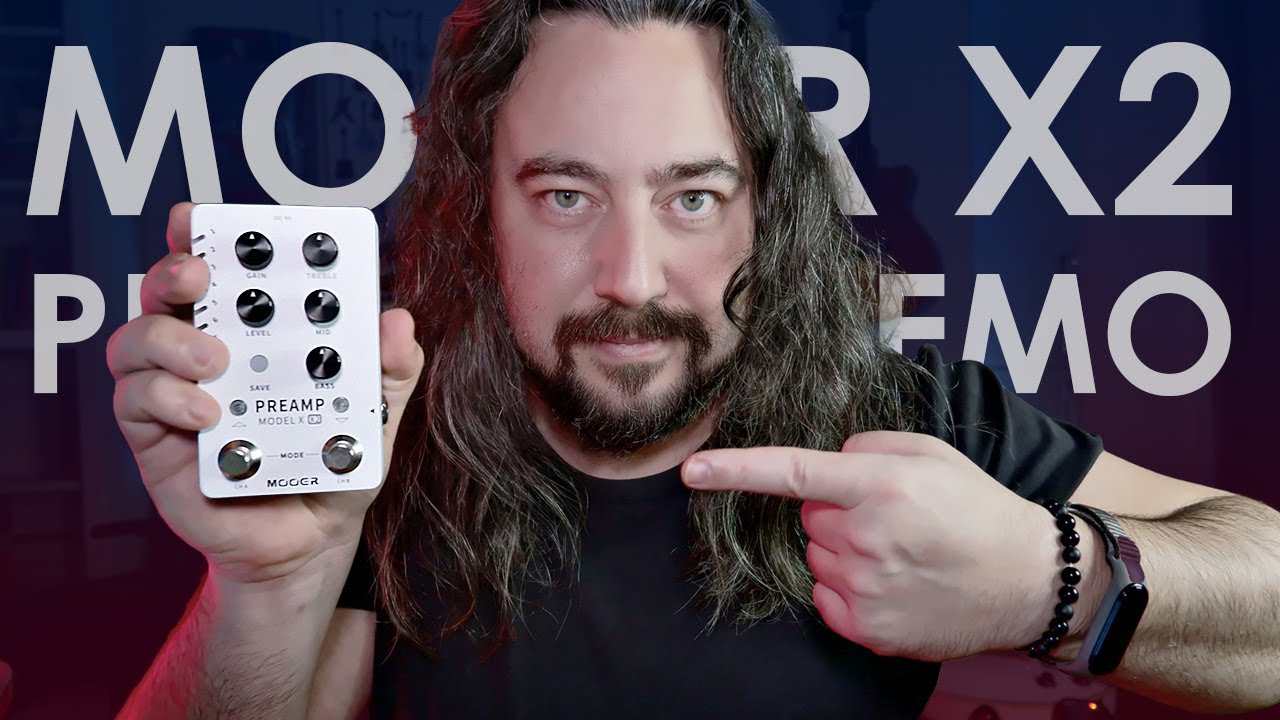 MOOER PREAMP X2 (No Talking - Sound Demo with Details)