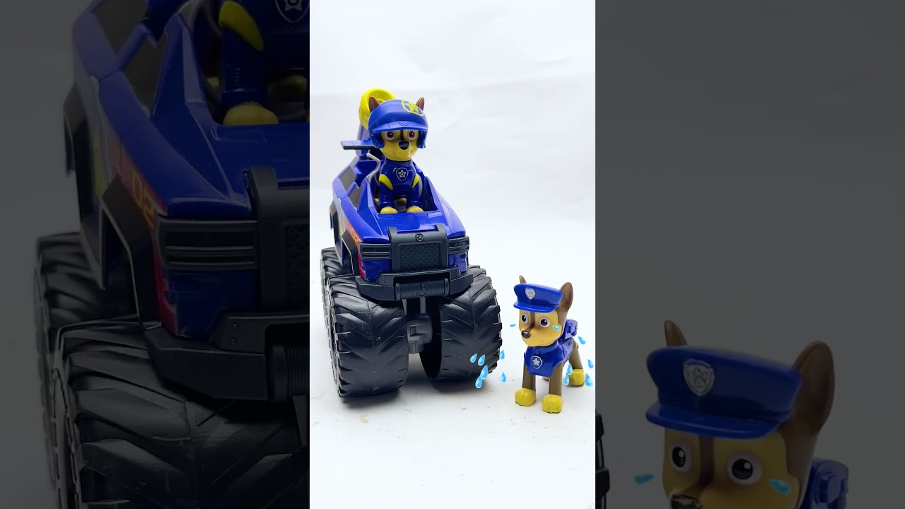 PAW Patrol Toys: CHASE vs Rocky, Ryde, Marshal #pawpatrol #short #chase
