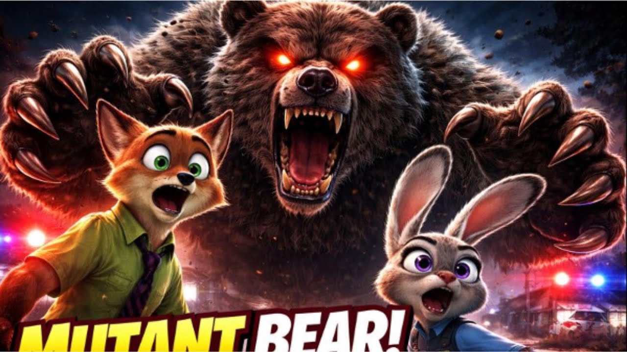 Mutant Grizzly Bear Attacks the Suburbs – Fox & Rabbit’s Most Dangerous Battle Yet
