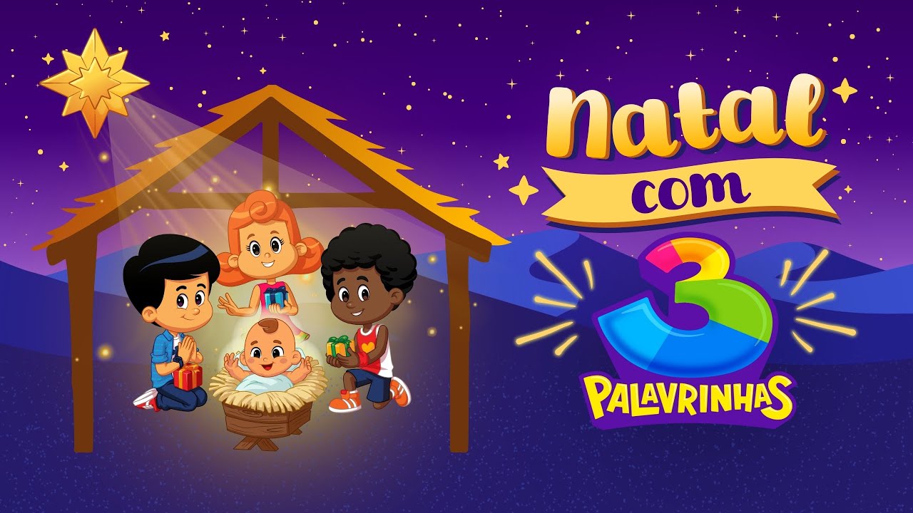 Natal com 3 Palavrinhas! 🌟
