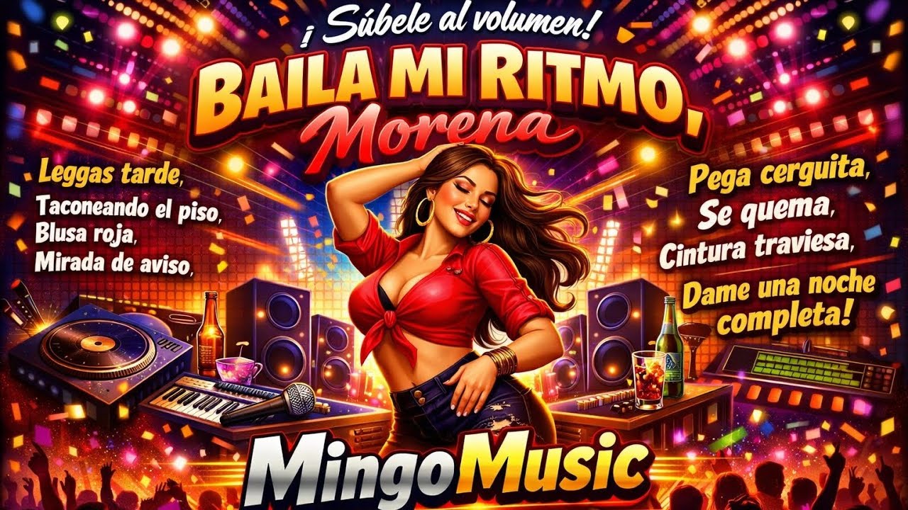 Baila Mi Ritmo, Morena 💃🔊 | Cumbia Sonidera del Barrio pa’ Bailar Pegadito