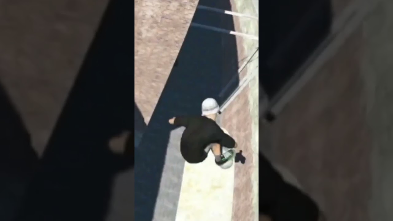 Can u conquer this insane thread the needle custom park? #shorts #skate3 #challenge