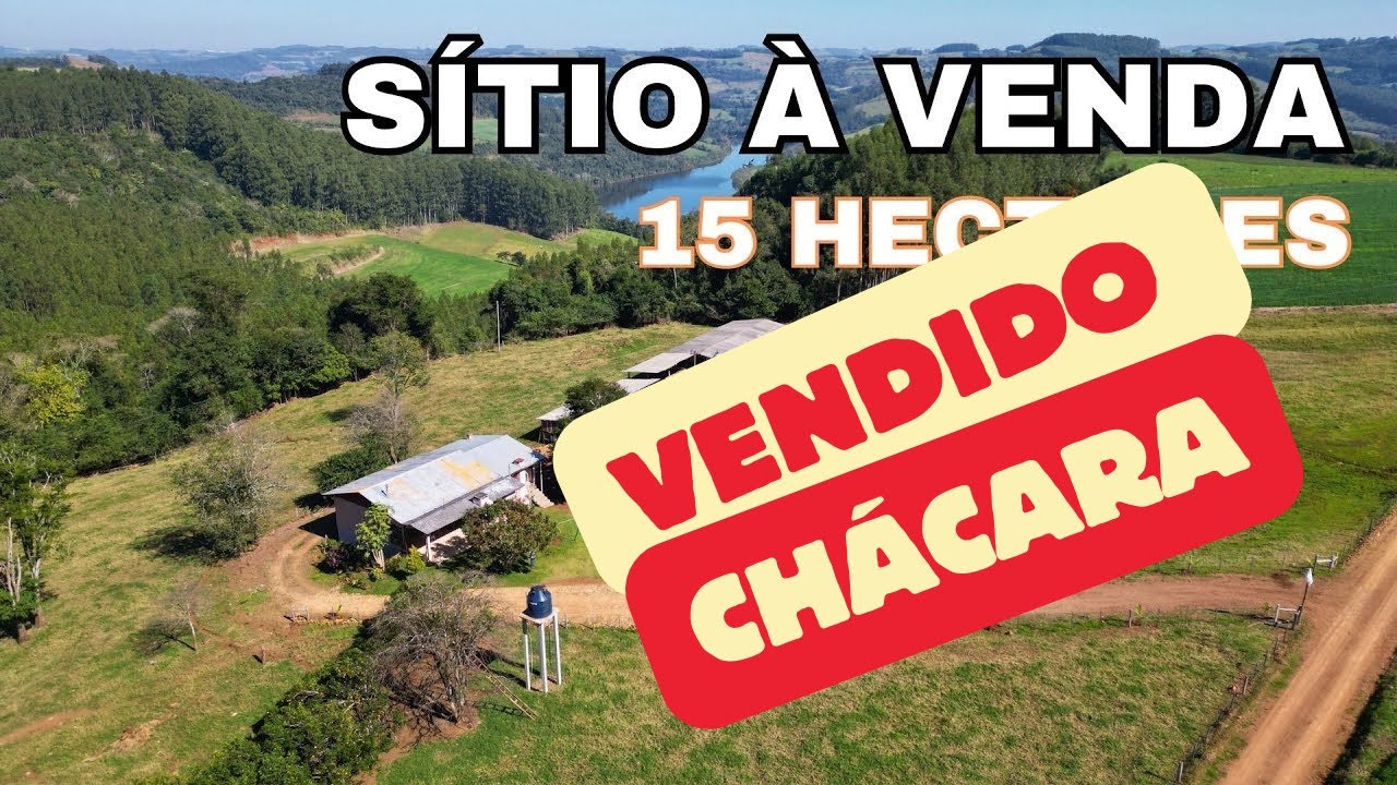 (VENDIDO)🏡SÍTIO À VENDA CASA LAVOURA TRATOR ÁGUA E FRUTAS EM SANTA CATARINA R$1.3MI