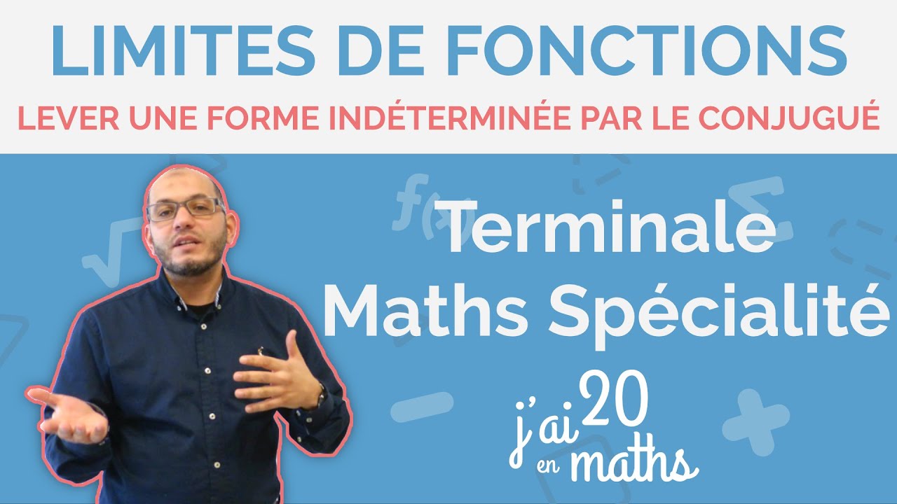 Lever une forme indéterminée avec la multiplication par le conjugué - Limites - Maths Spécialité