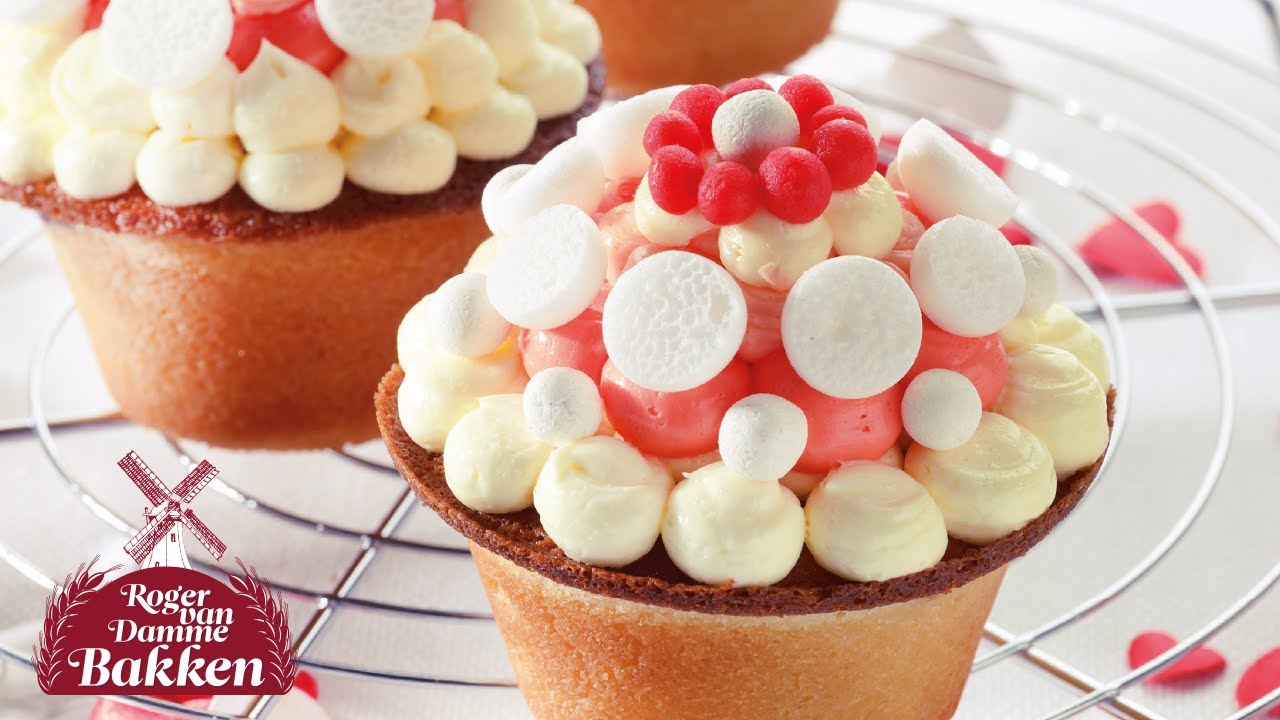 Cupcakes met suikercrème | Roger van Damme Bakken