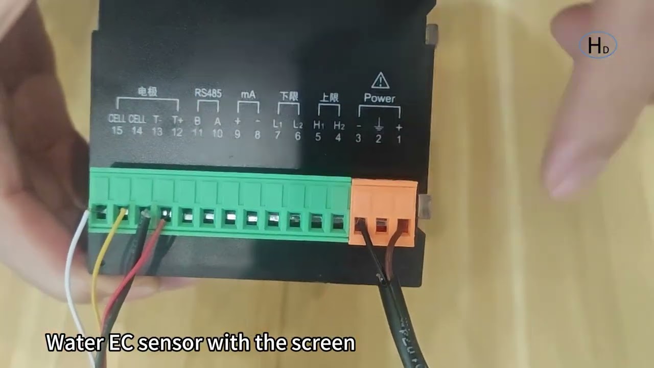 Water EC sensor with the screen