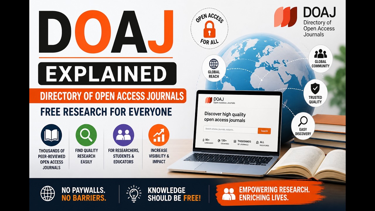 DOAJ Explained  Directory of Open Access Journals  Free Research for Everyone