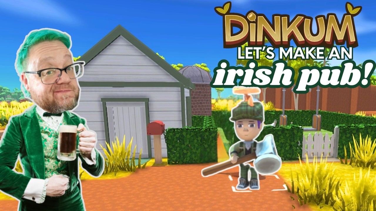 Let's Wing It! Making an Irish Pub for St Paddy's Day | #dinkum