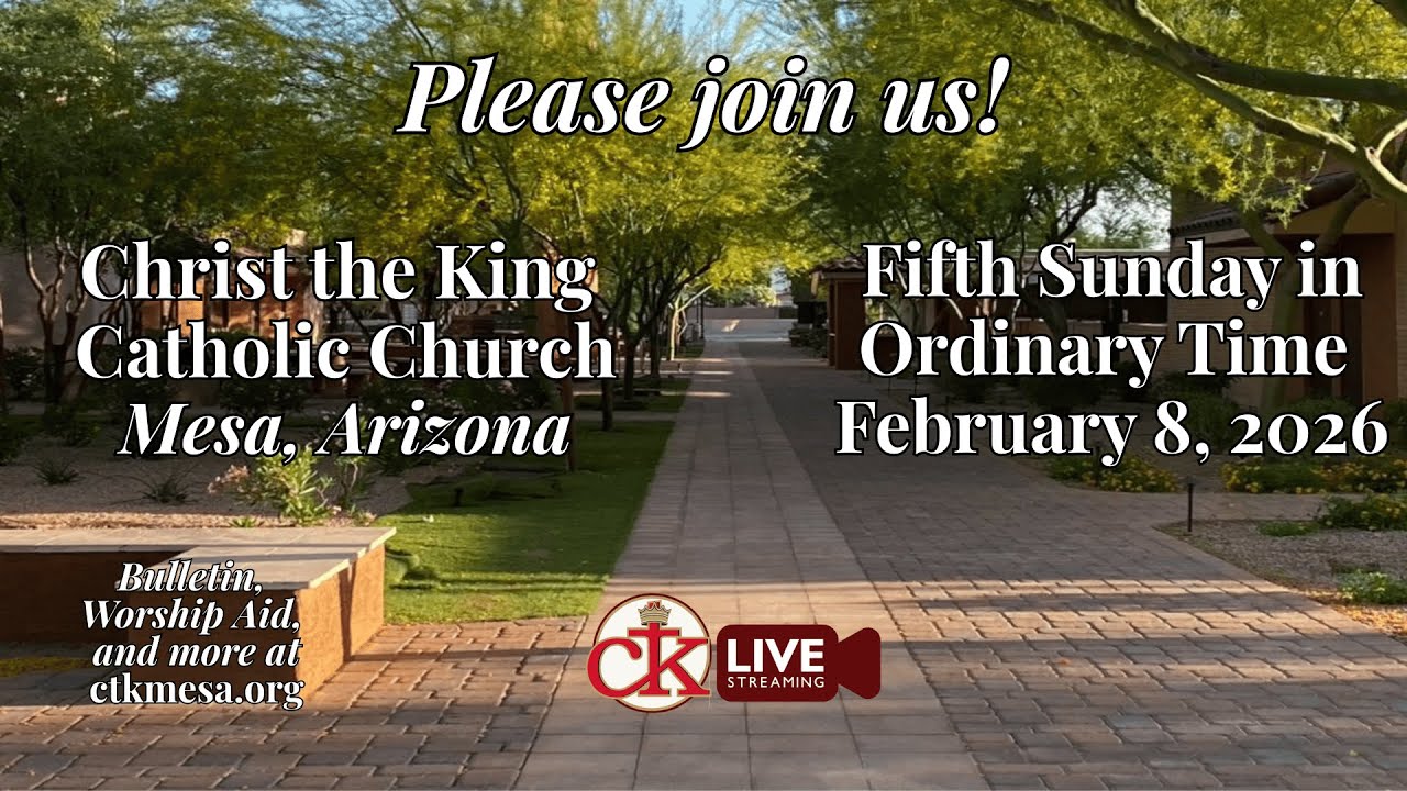 Holy Mass 02082026 Fifth Sunday in Ordinary Time