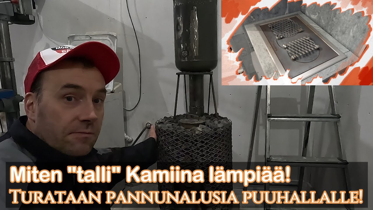 Sunnuntain Tallivärkkyyt - Kamiinasta fiiliksiä ja tekastaan pannunalusia puuhellalle