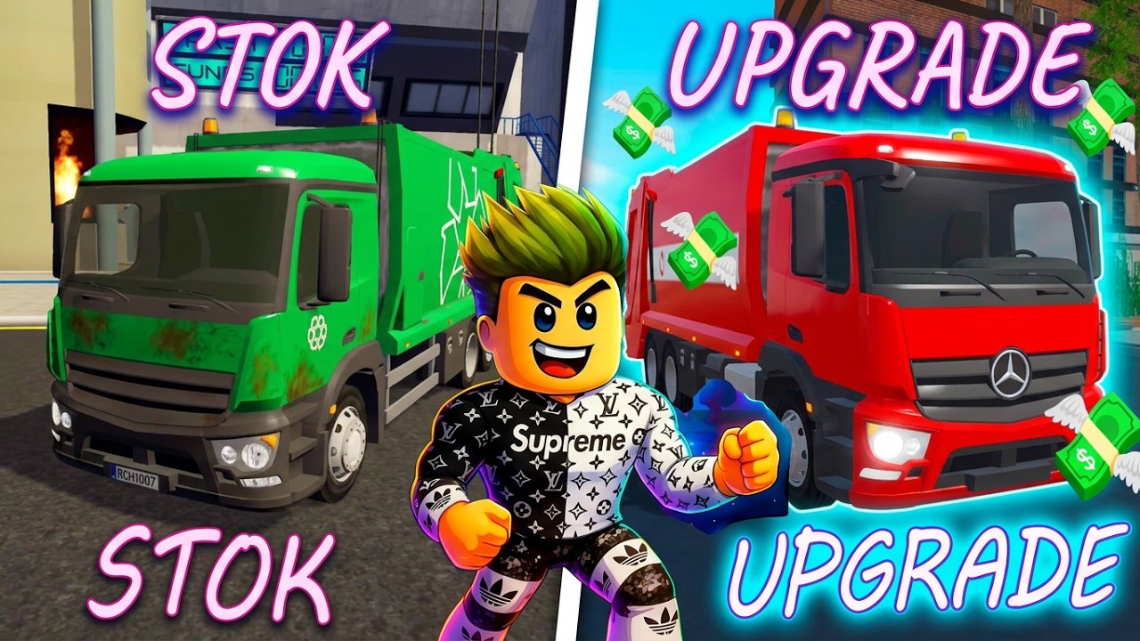 ПРОКАЧАЛ МЕРСЕДЕС! Новый мусоровоз! Работаю на мусоровозе. Собираю мусор! Trash Truck Simulator♻