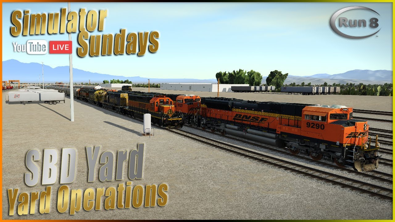 Run 8 Live | BNSF SBD Yard Operations