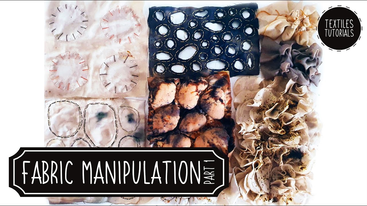 Textiles - Fabric Manipulation with Circles - Part 1