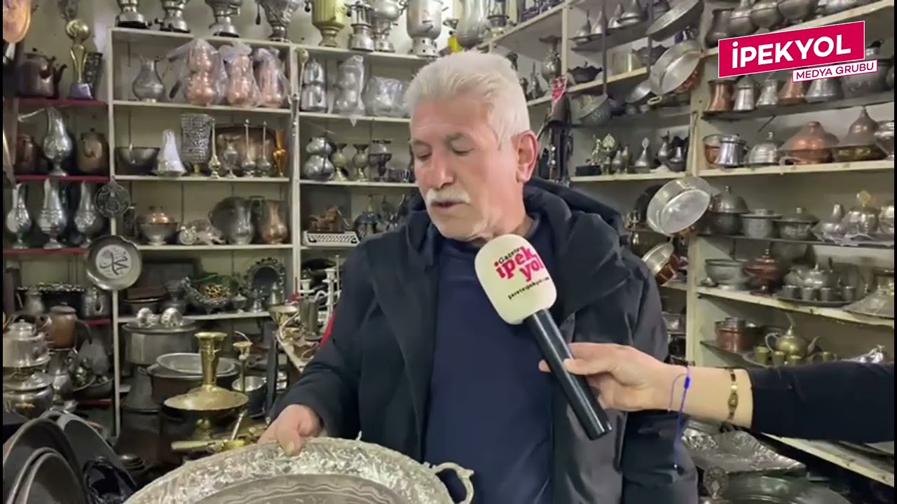 Hicaz’dan Urfa’ya gelen değer: Alman gümüşü tepsilere yoğun ilgi