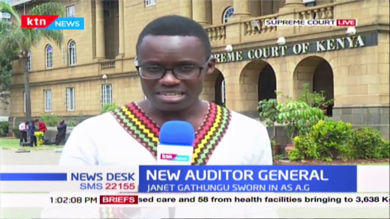 Nancy Gathungu sworn in as new Auditor General