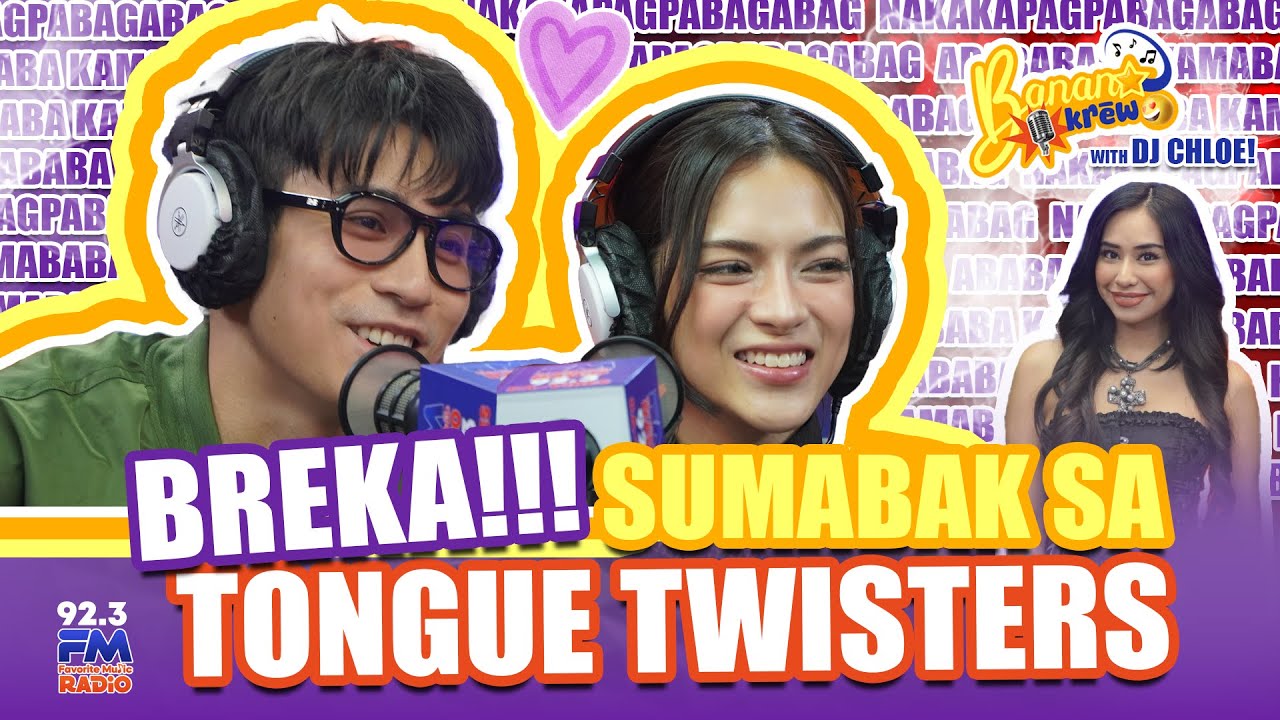 💜💜 BREKA SUMABAK SA TOUNGE TWISTER 💜💜 | BANANA KREW
