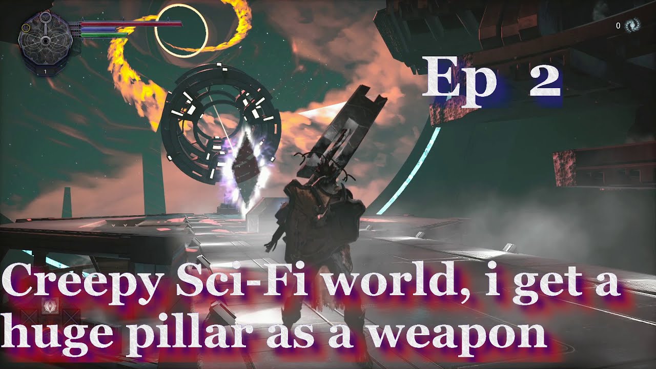 HellPoint lets play - First boss Archon Slaver - The Observatory hub - Secret treasure - Column