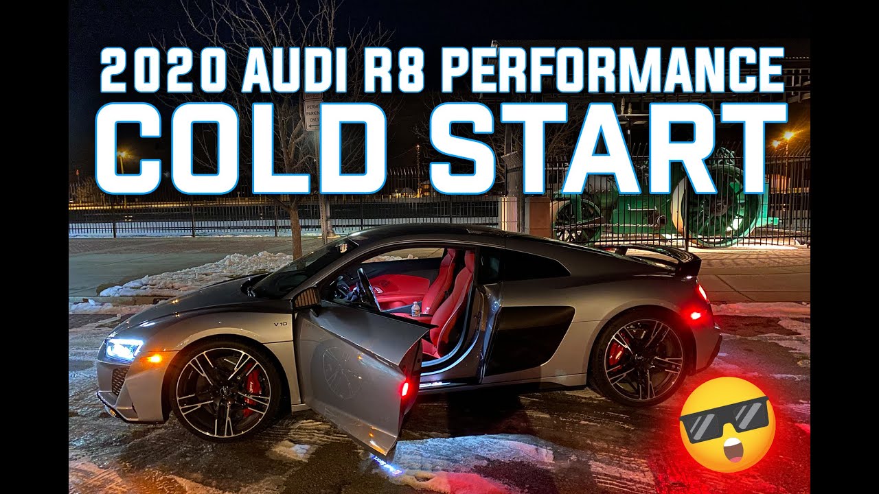 SUPER Cold Starting My 2020 Audi R8 V10 Performance! Sounds amazing!