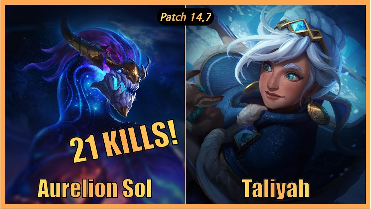 G2 Caps INSANE Aurelion Sol Gameplay - 21 KILLS! - 14.7