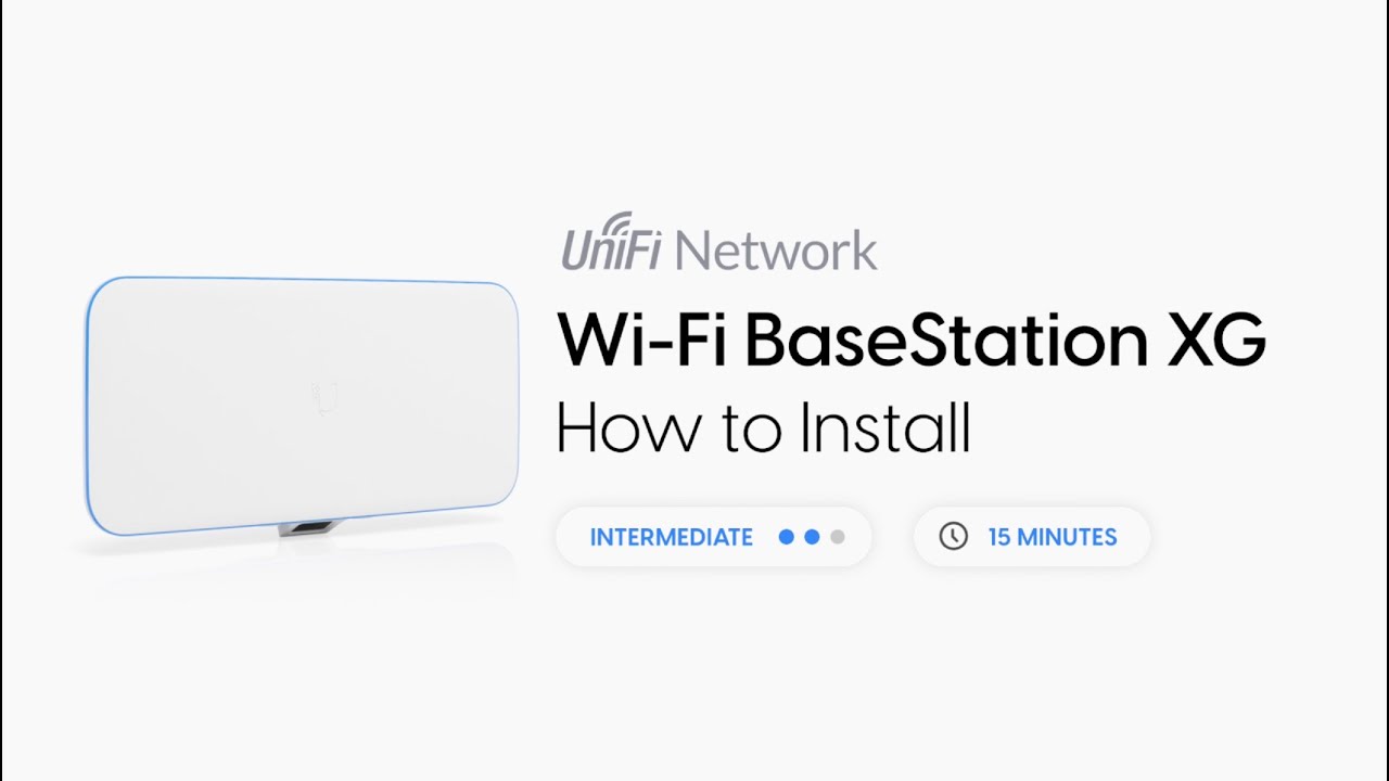 How to Install: Ubiquiti UniFi Wi-Fi BaseStation XG Access Point