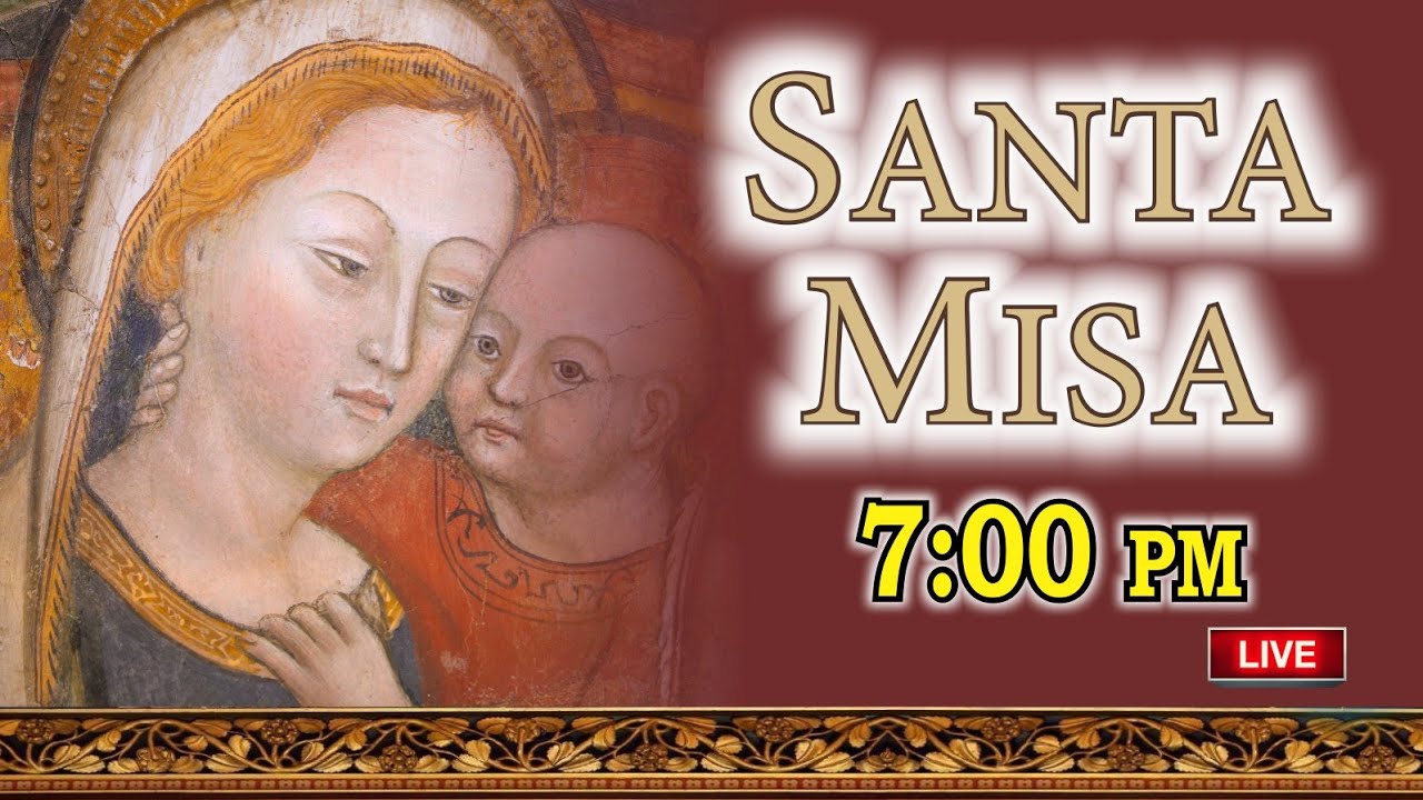 MISA EN VIVO HOY SÁBADO 14-FEB-26. TODOS LOS DÍAS A LAS 7:00 PM.