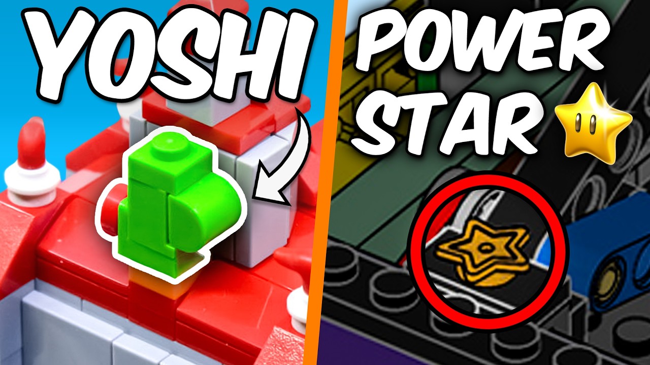 24 Small Details You MISSED in LEGO Mario!