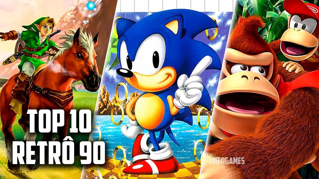 TOP 10: MELHORES JOGOS RETR&Ocirc; DOS ANOS 90