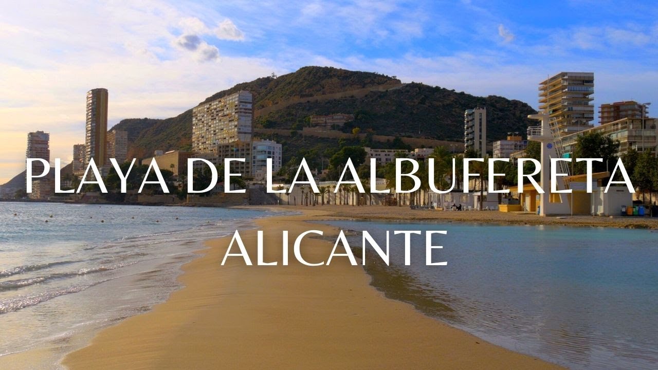 PLAYA DE LA ALBUFERETA - ALICANTE WALKING 4K