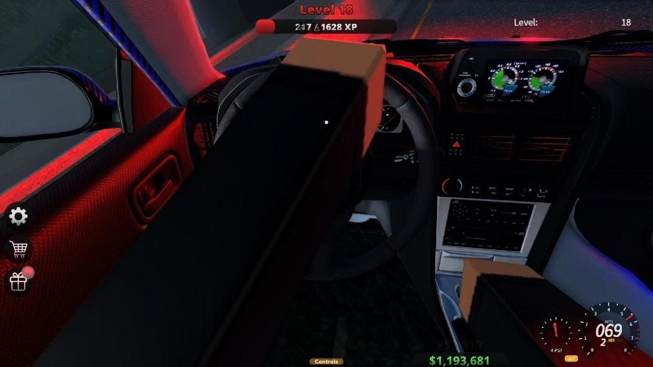 Driving really fast!