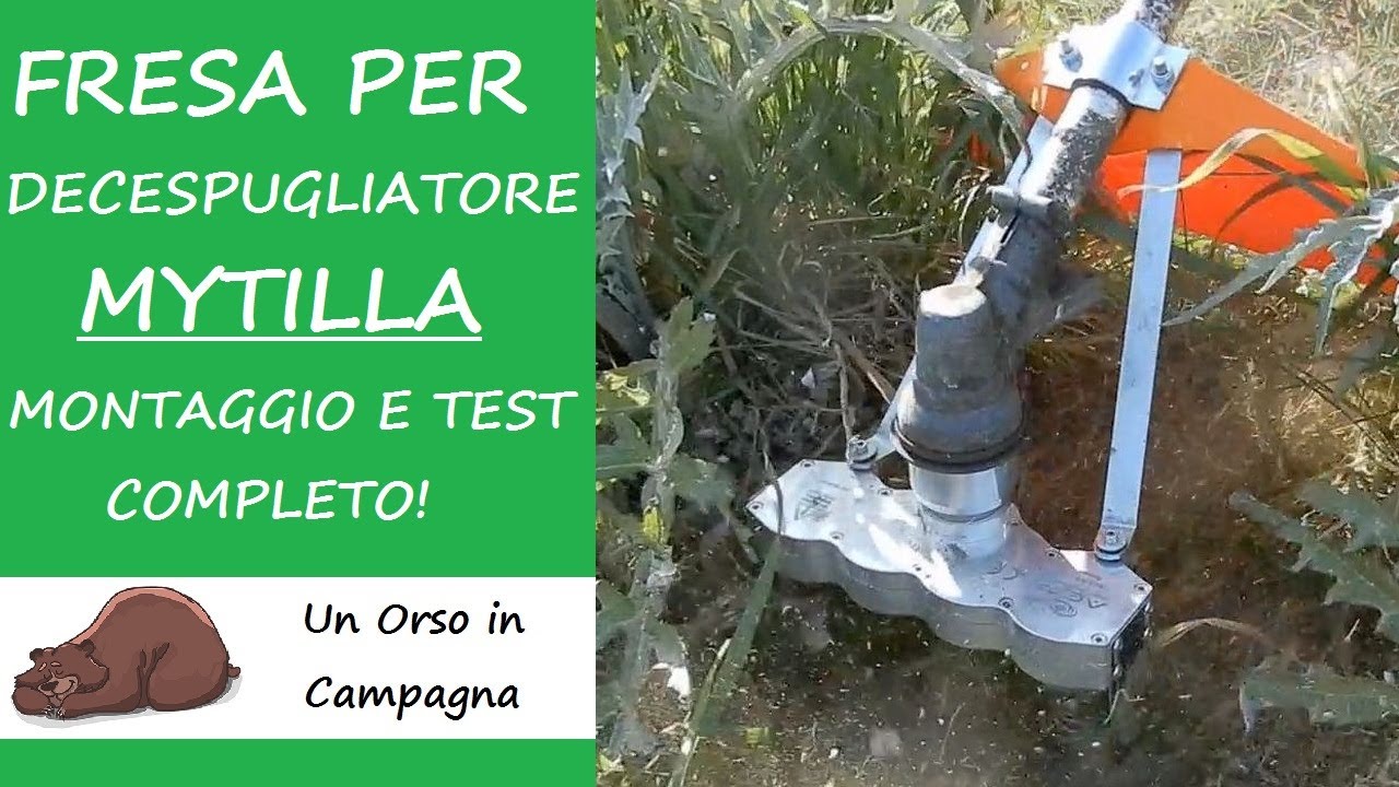 Fresa universale Mytilla per decespugliatore. Montaggio, test completo ed impressioni! Buono sconto!