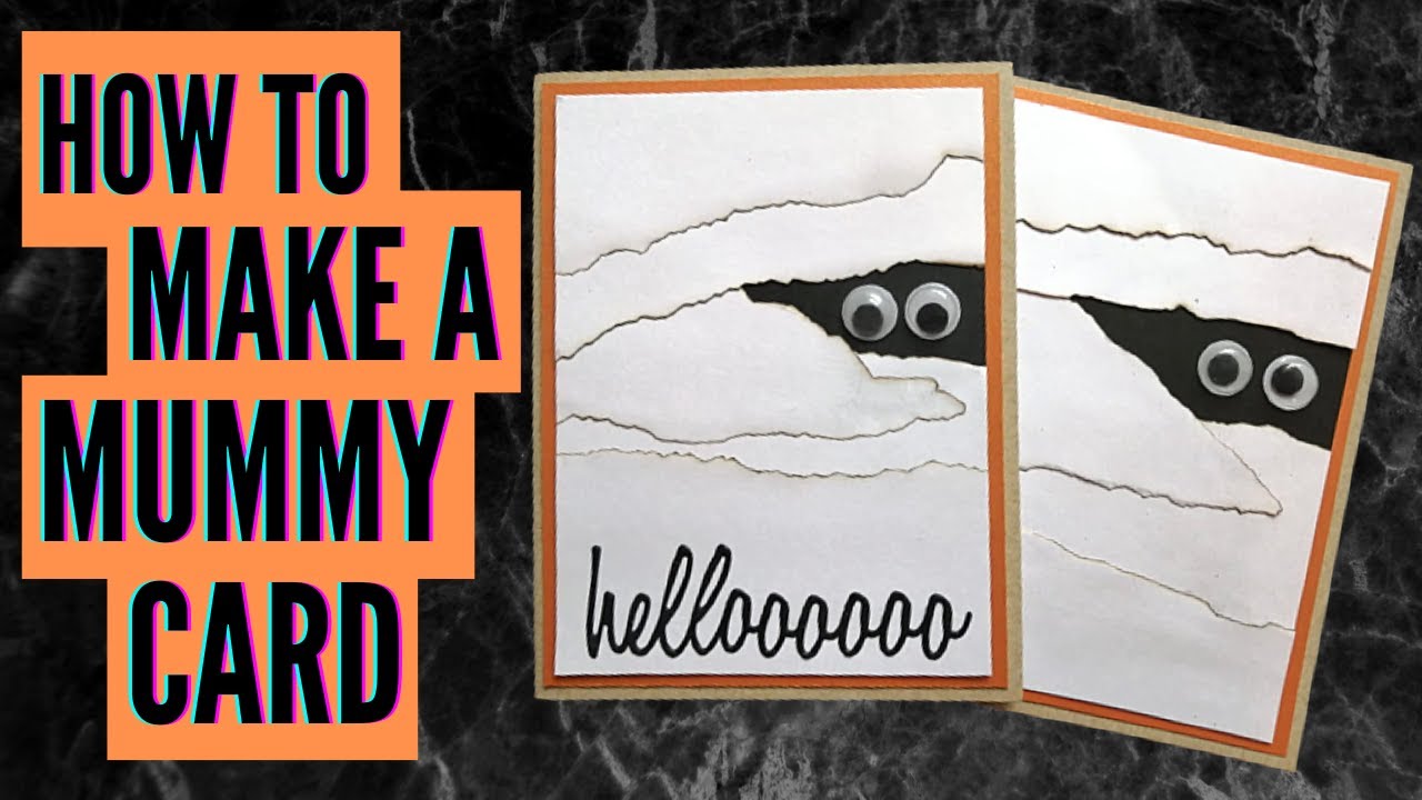 Mummy Card for Halloween