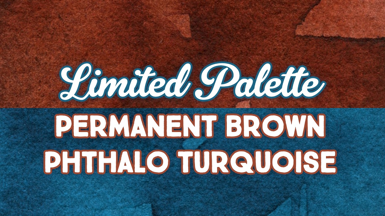 Лимитированная палитра, выпуск 6 | Benzi Brown и Phthalo Turquoise