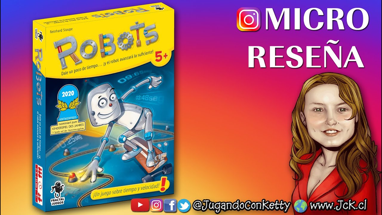 Robots (Micro Rese&ntilde;a) [JcK / Juego de Mesa / IGTV / Fractal Juegos]