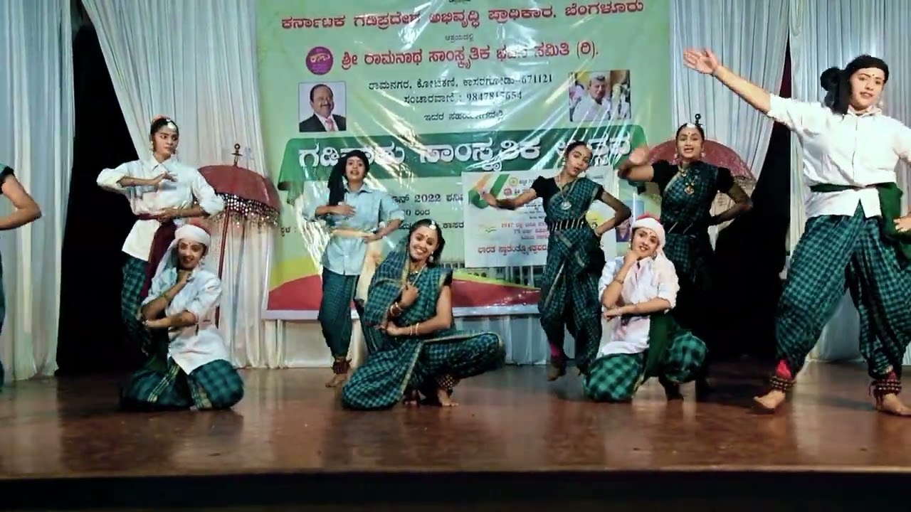 Tulu folk dance| Tulunada Rani Abbakka| Shivanjali Nrithya Kala Kendra , Perla| Vid.Kavya Bhat Perla