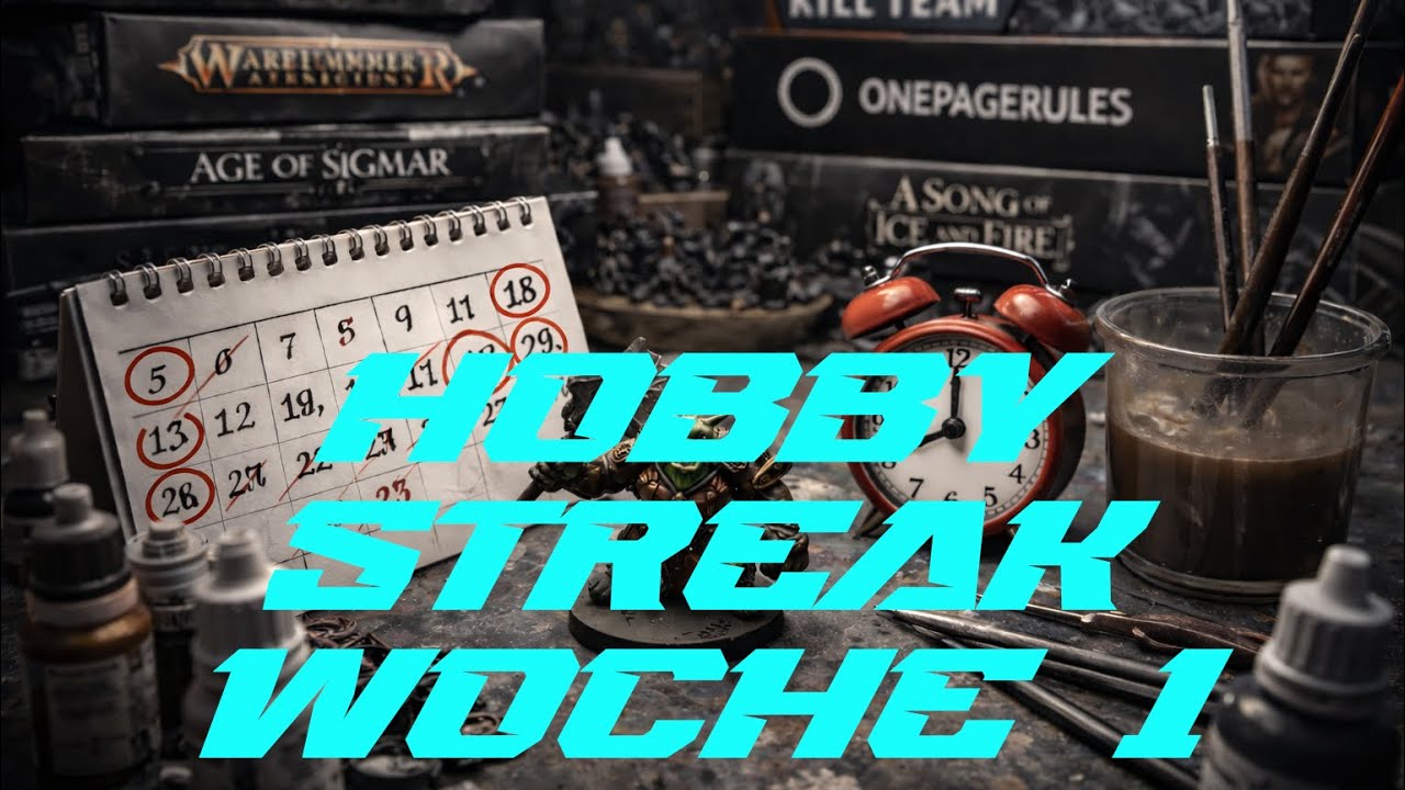 A guats Neis! 🥳Hobby Streak – Woche 1 Jetzt gibt’s keine Ausreden mehr😅 #tabletopgaming #wargaming 