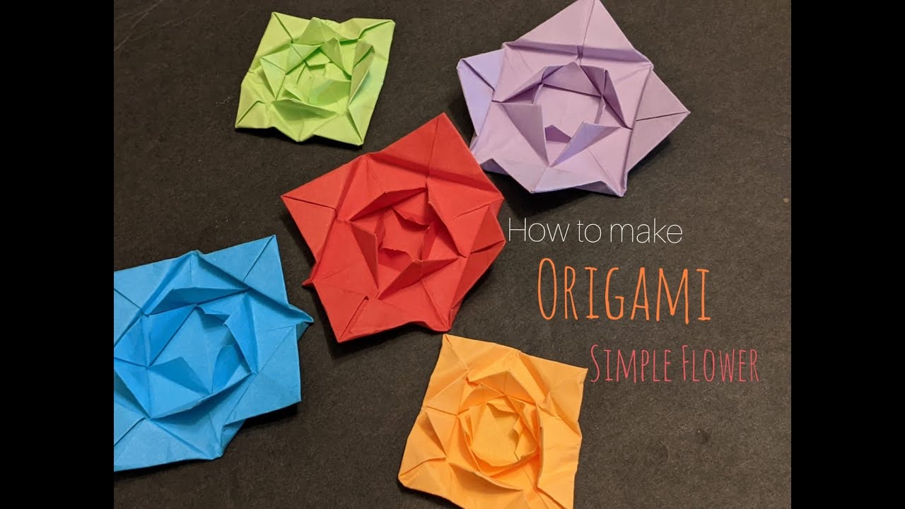 How to make Origami Simple Flower