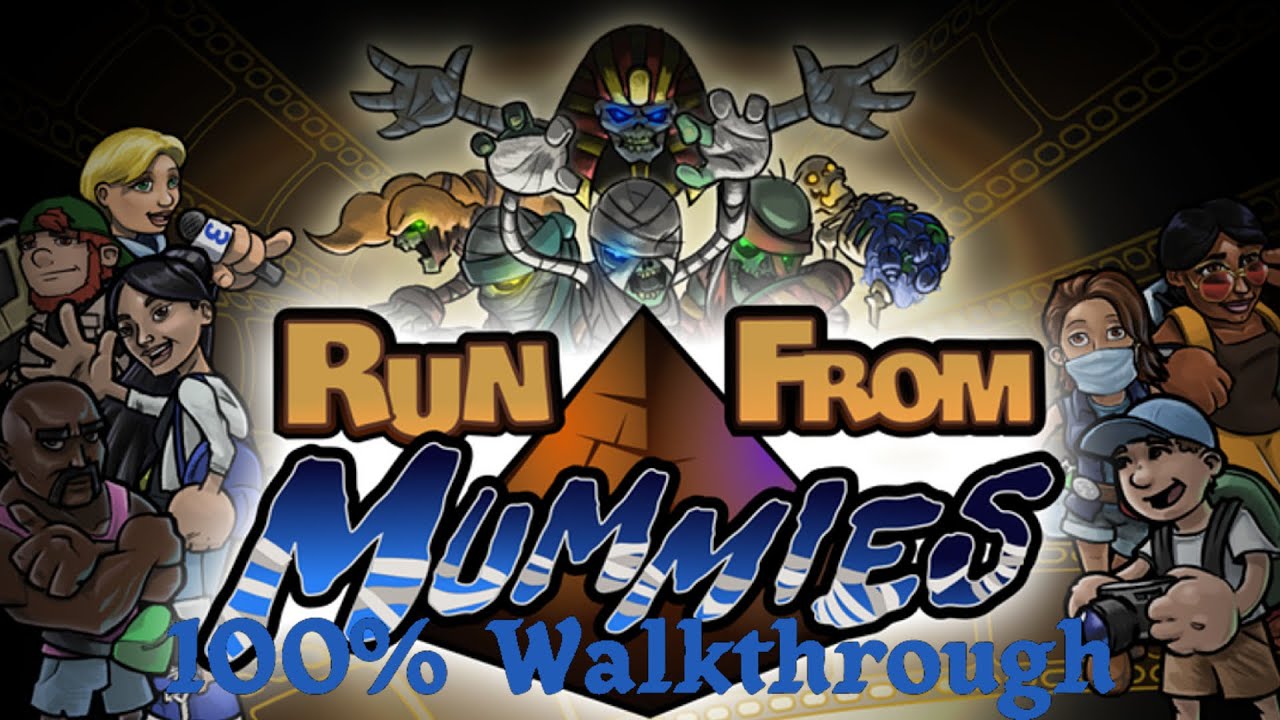 Run From Mummies - 100% Full Game Walkthrough (All Ankh's, Glyphs, Collectables and Characters)