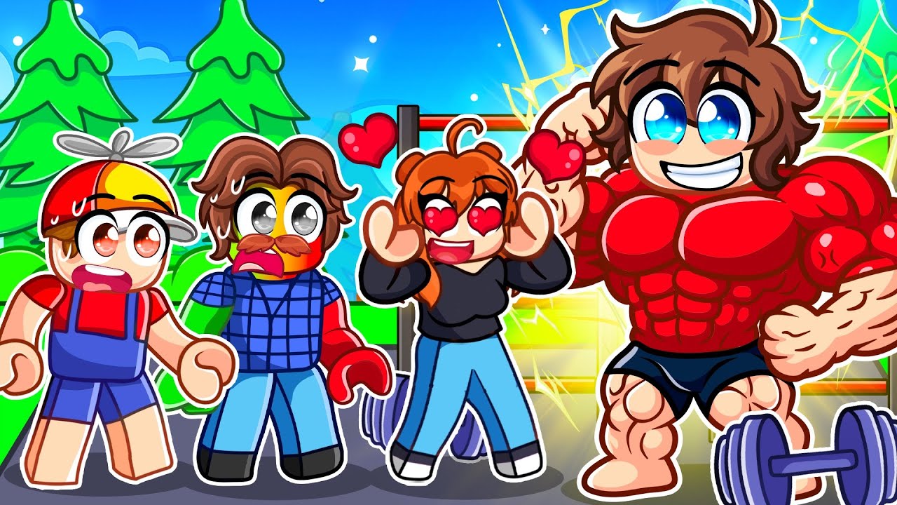 Kikoo et Papawariz PRANK Lucy avec un FAUX Copain Musclé sur Roblox Brookhaven !