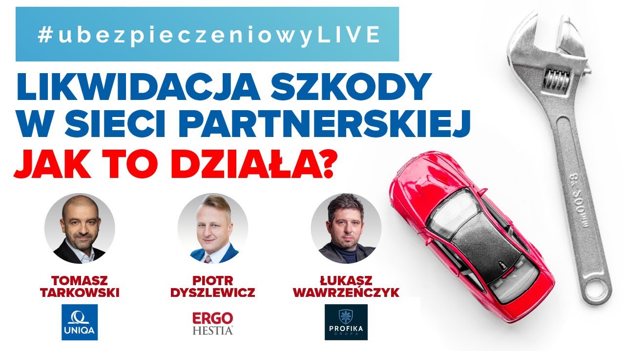 Likwidacja szkody w sieci partnerskiej - jak to działa?💡 ubezpieczeniowyLIVE 6.04.2023