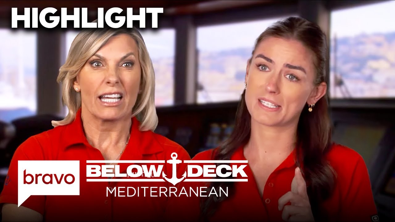 Captain Sandy Sends Aesha Scott To Fix Her Infected Wound | Below Deck Mediterranean (S9 E5) | Bravo